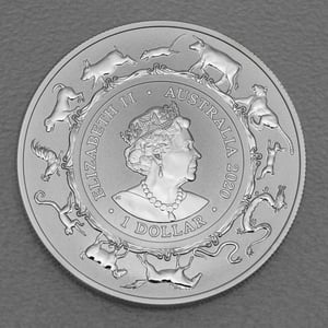 Silbermünze 1oz "Maus" 2020 Lunar II (RAM) – Year of the Mouse (Australien) - Miniaturansicht 2