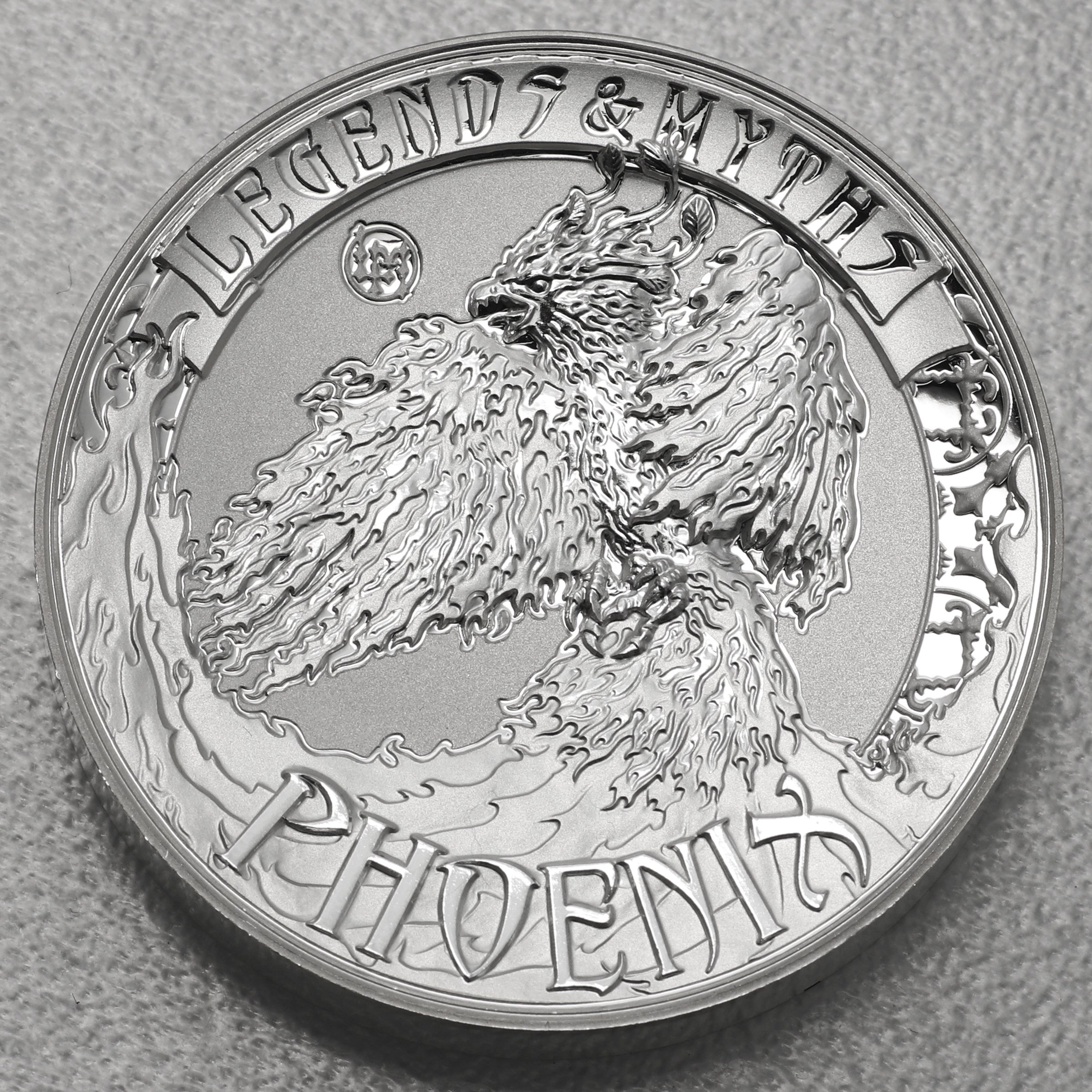 Silbermünze 2oz "Phoenix" 2017 (HR/PP) Legends and Myths (Salomonen) - Hauptansicht