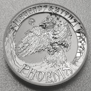 Silbermünze 2oz "Phoenix" 2017 (HR/PP) Legends and Myths (Salomonen) - Hauptansicht