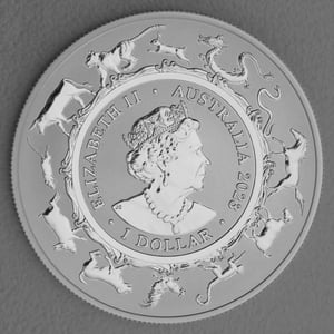 Silbermünze 1oz "Hase" 2023 (diff.) Lunar II (RAM) – Year of the Rabbit (Australien) - Miniaturansicht 2