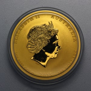 Goldmünze 1oz "Ziege" 2015 Lunar II – Year of the Goat (Australien) - Miniaturansicht 5