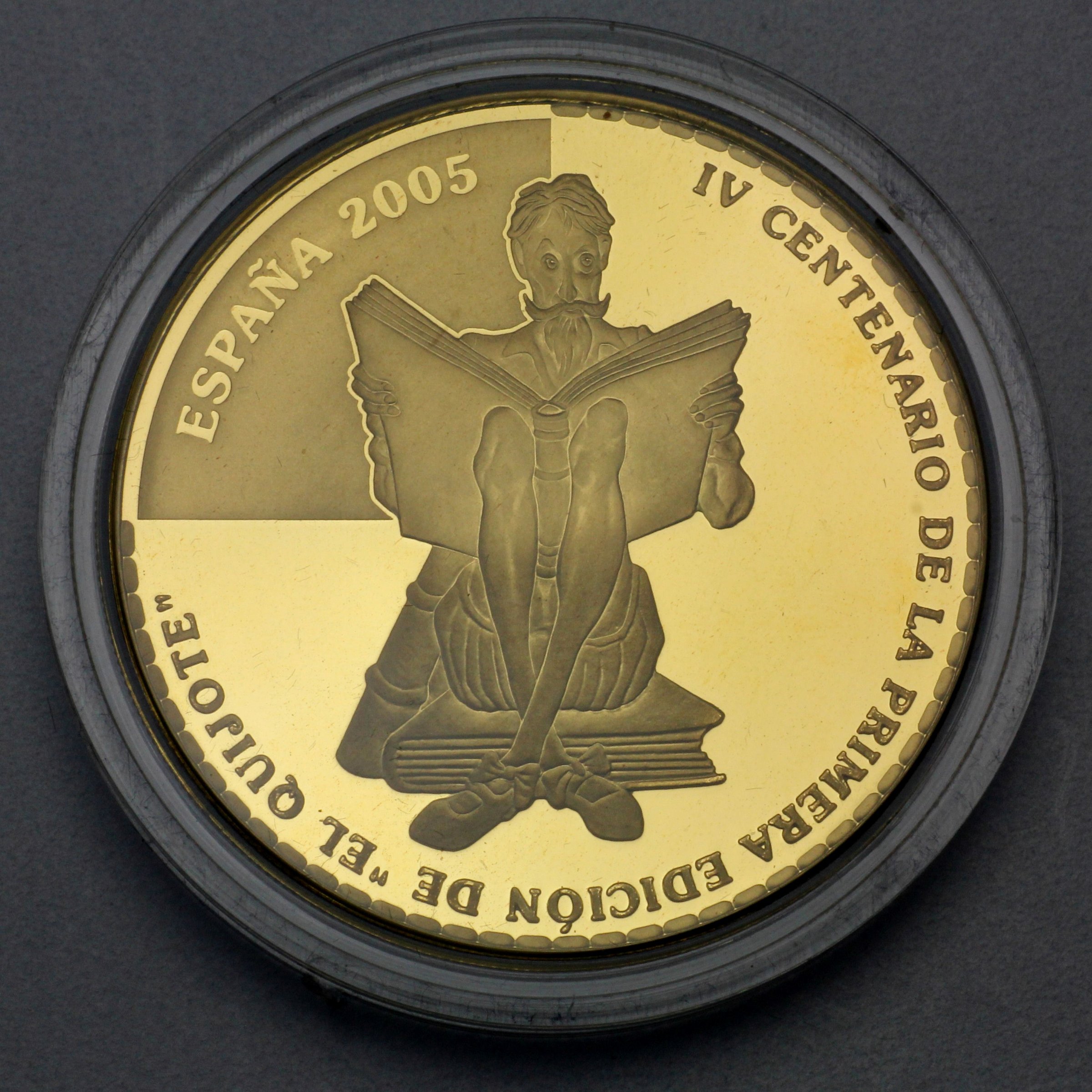 Goldmünze 400 Euro "Don Quijote" 2005 (Spanien) - Detailansicht 1
