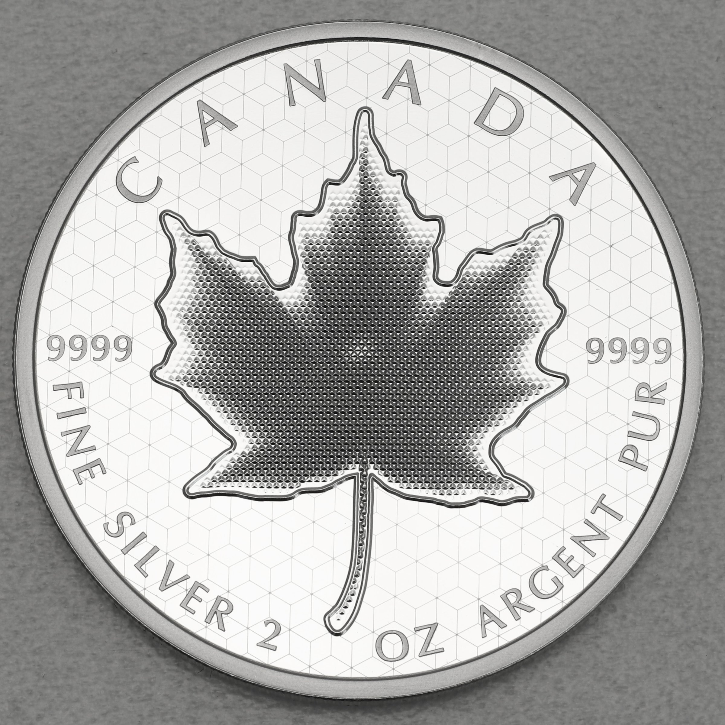 Silbermünze 2oz "Pulsating Maple Leaf" 2020 (Kanada) - Hauptansicht