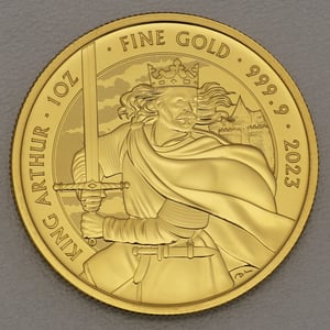 Goldmünze 1oz "King Arthur" 2023 Myths and Legends (Großbritannien) - Hauptansicht