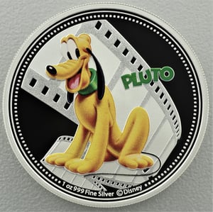 Silbermünze 1oz "Pluto" 2014 (PP/koloriert) Disney (Niue) - Hauptansicht