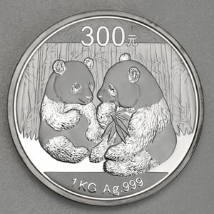 Silbermünze 1kg "Panda" 2009 (China) - Hauptansicht