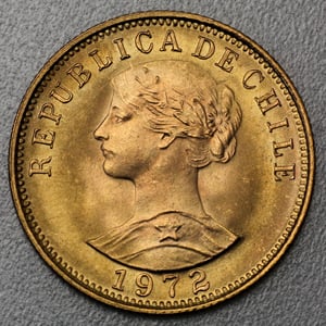Goldmünze 50 Pesos "Liberty" (Chile) - Hauptansicht