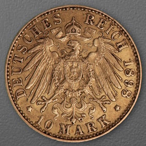 Goldmünze 10 Mark "Stadtwappen Hamburg" 1898-J J.211 (Hamburg) - Miniaturansicht 2
