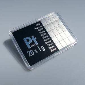 Platintafel (20x 1g Feinplatin) "CombiBar" - Miniaturansicht 2