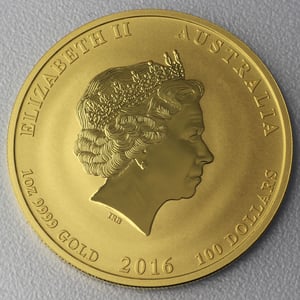 Goldmünze 1oz "Affe" 2016 Lunar II – Year of the Monkey (Australien) - Miniaturansicht 2