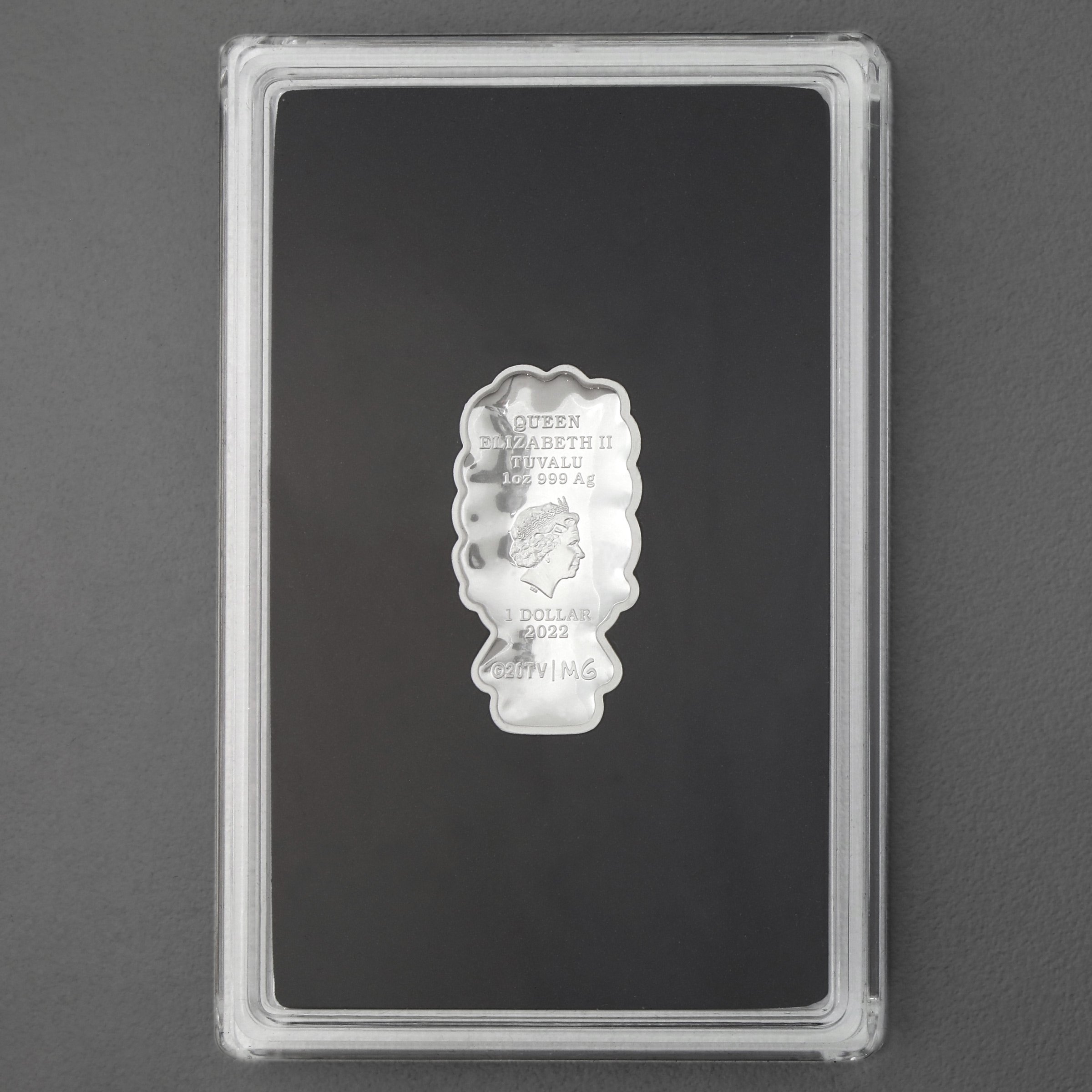 Silbermünze 1oz "Marge Simpson" 2022 (koloriert) Minted Mini – The Simpsons 19% (Tuvalu) - Detailansicht 5