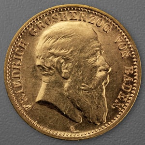 Goldmünze 10 Mark "Friedrich I." 1905-G J.190 (Baden) - Hauptansicht