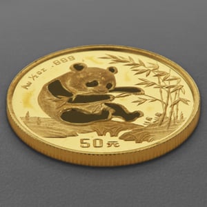 Goldmünze 1/2oz "Panda" 1994 (China) - Miniaturansicht 3