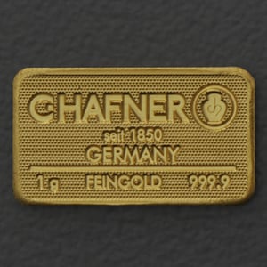 Goldbarren 1g "C.HAFNER - Prägeform" - Miniaturansicht 4