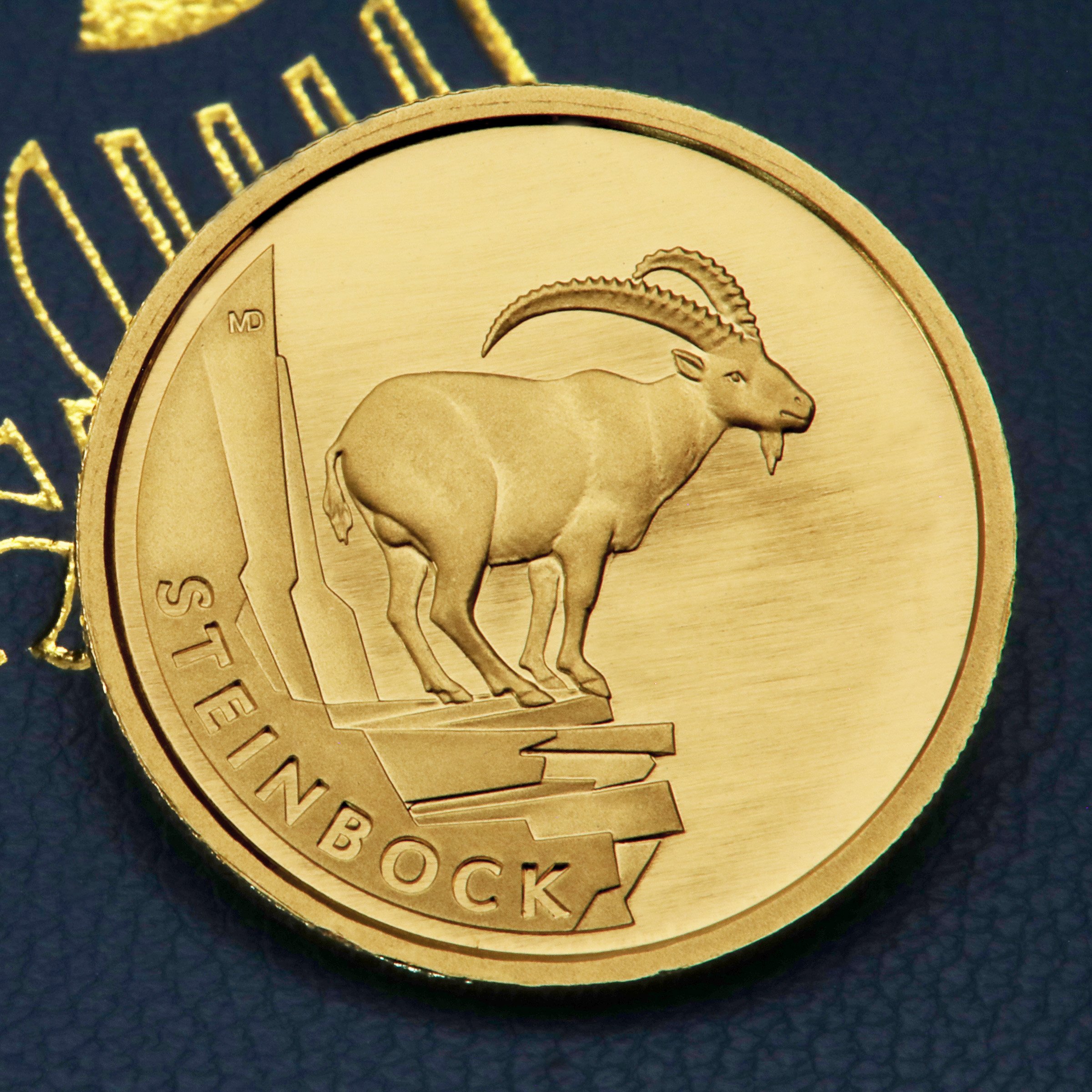 Goldmünze 20 Euro "Steinbock" 2023 Rückkehr der Wildtiere (Deutschland) - Detailansicht 4