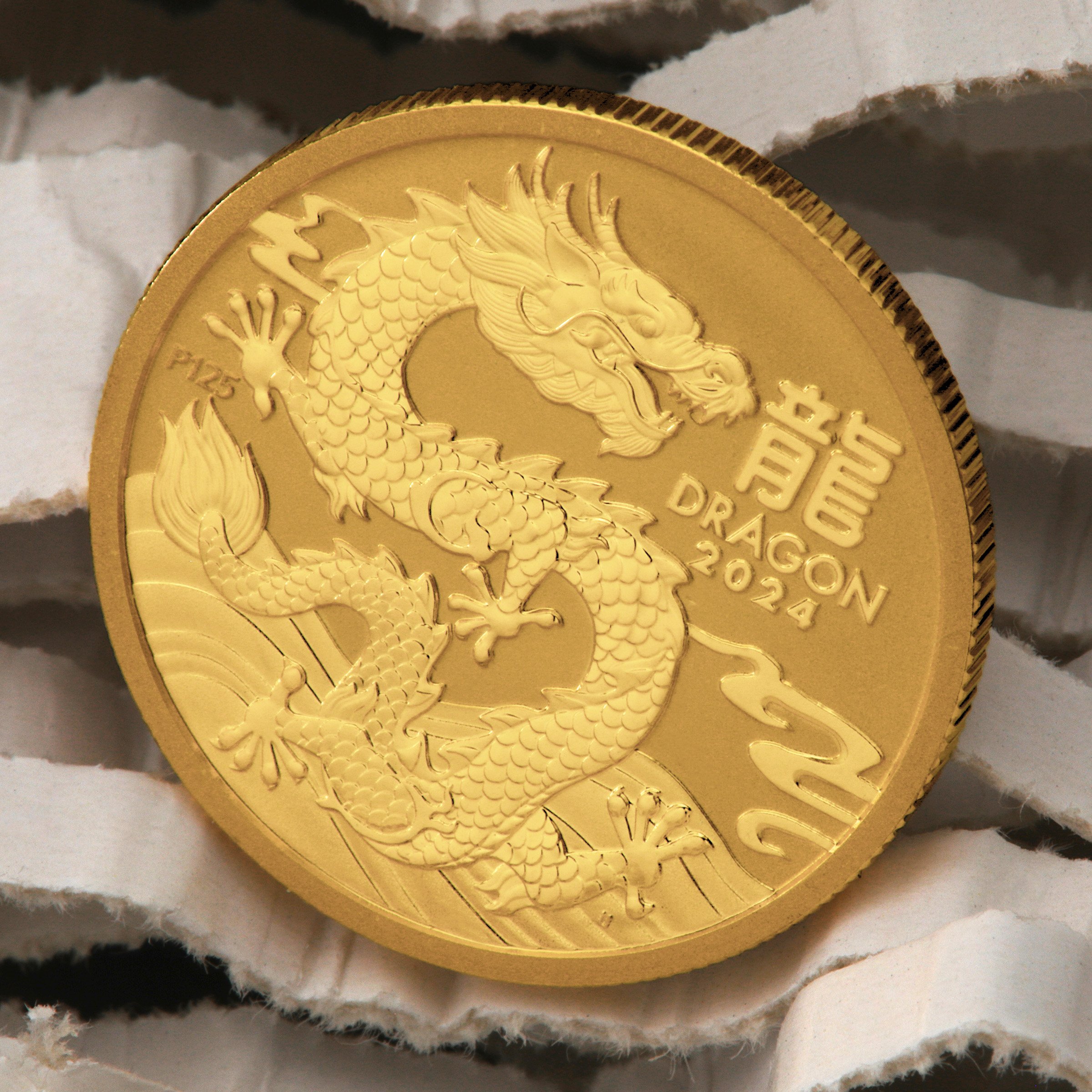 Goldmünze 1/2oz "Drache" 2024 Lunar III – Year of the Dragon (Australien) - Detailansicht 4