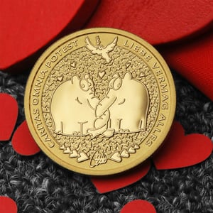 Goldmünze 1oz "Caritas Omnia Potest" 2025 Ottifanten – Rüsselfanten (Tuvalu) - Miniaturansicht 6