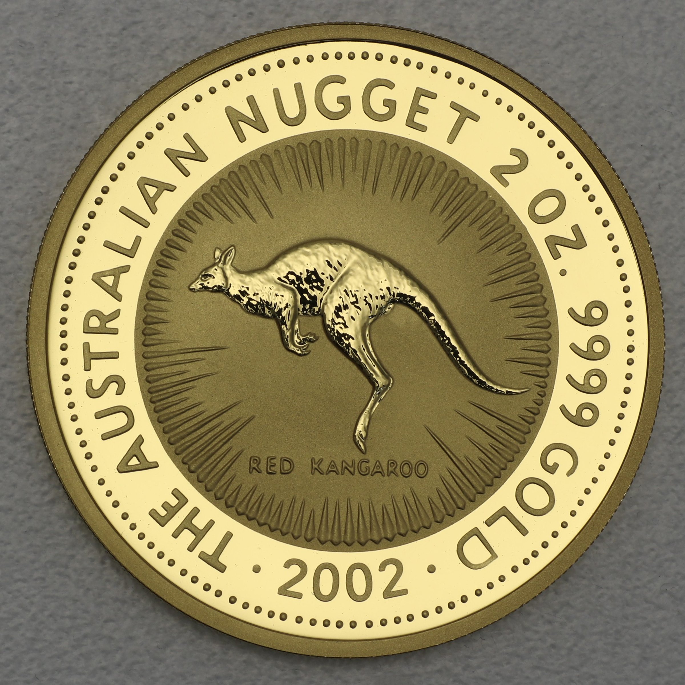 Goldmünze 2oz "Känguru" 2002 Australian Nugget (Australien) - Hauptansicht