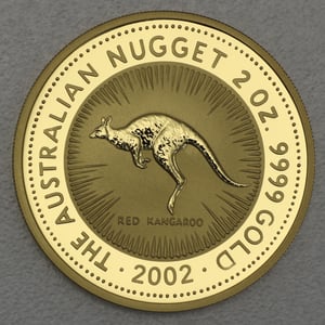 Goldmünze 2oz "Känguru" 2002 Australian Nugget (Australien) - Hauptansicht
