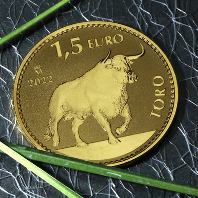 Goldmünze 1oz "Der Stier" 2022 (Spanien) - Miniaturansicht 5