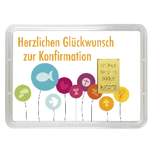 Goldbarren 1/10oz "Konfirmation/Kelch" (Flip) - Hauptansicht