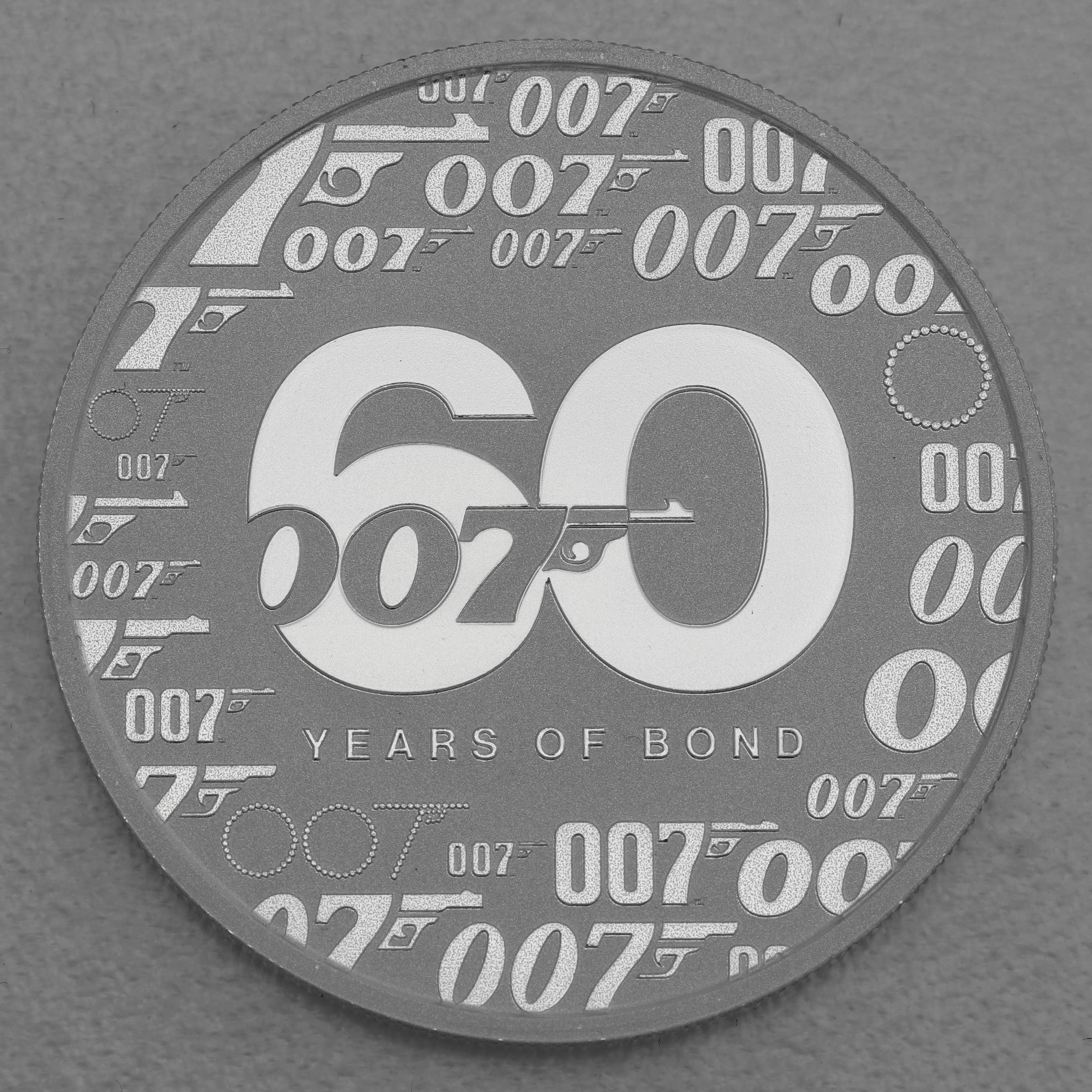 Silbermünze 1oz "James Bond 007" 2022 60 Years of James Bond (Tuvalu) - Hauptansicht