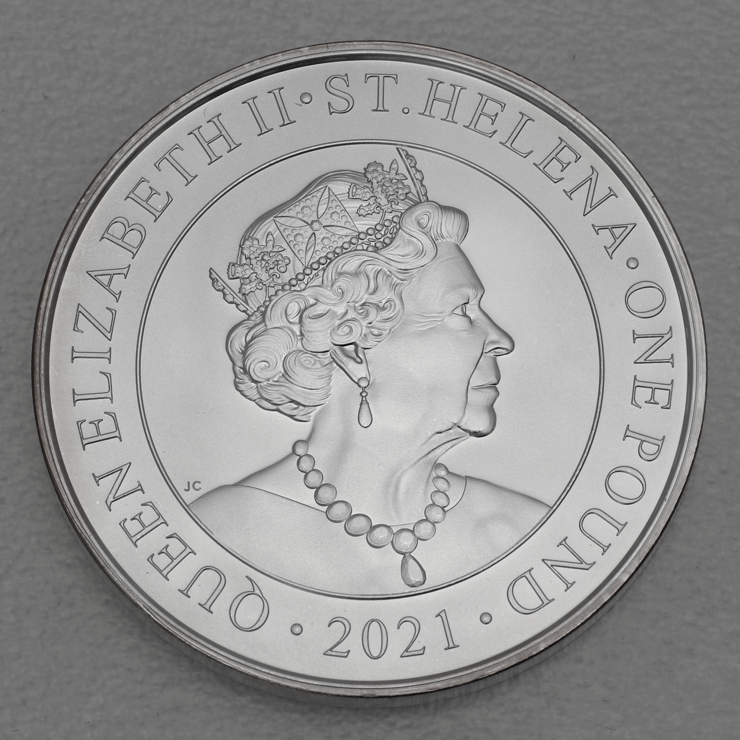 Silbermünze 1oz "Chinese Trade Dollar" 2021 Modern Trade Dollar (St. Helena) - Detailansicht 1
