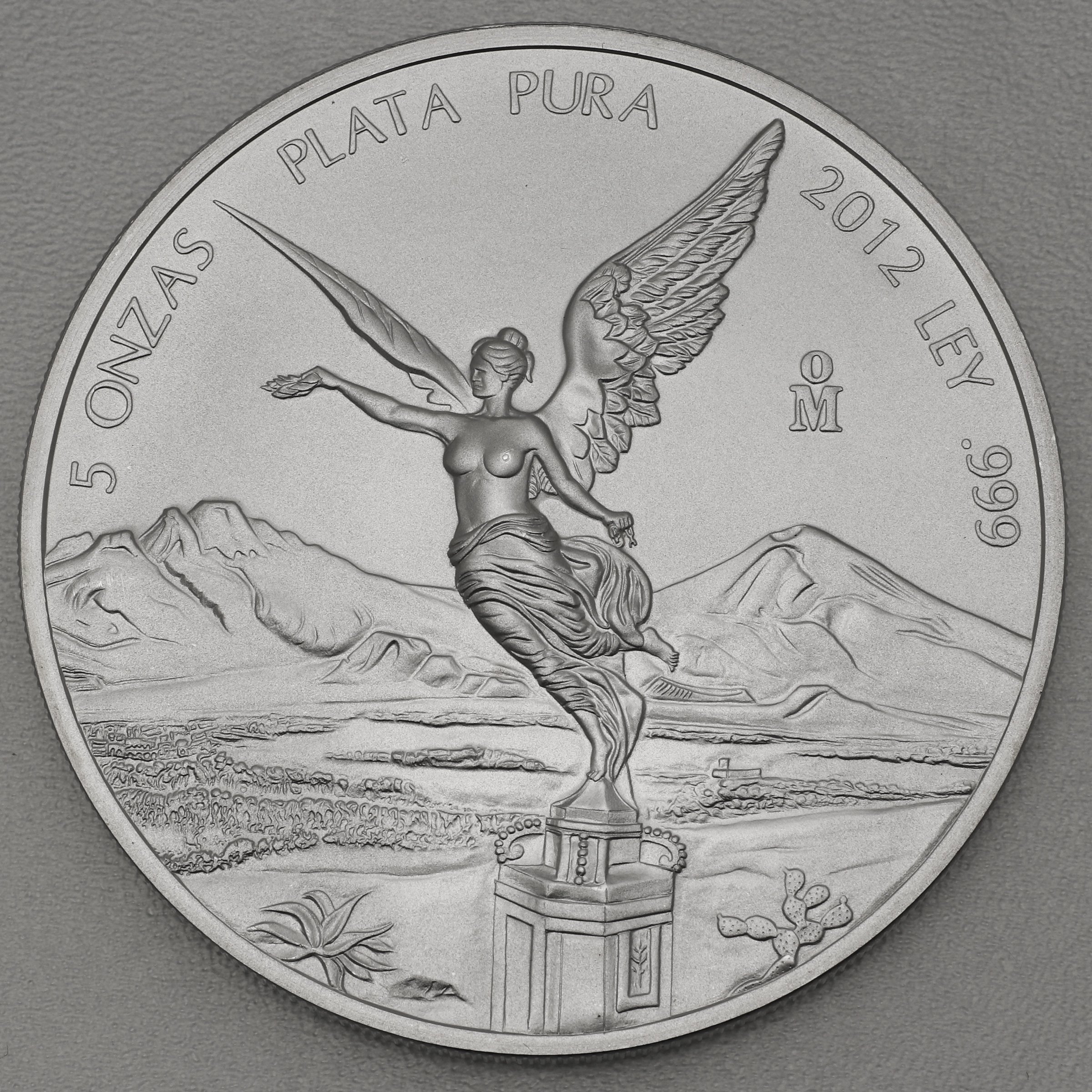 Silbermünze 5oz "Libertad" 2012 (Mexiko) - Hauptansicht