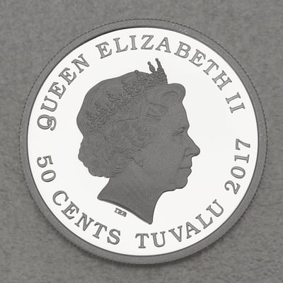 Silbermünze 1/2oz "Harp Seal 2017" (Tuvalu) Polar Babies Serie (Tuvalu) - Miniaturansicht 2
