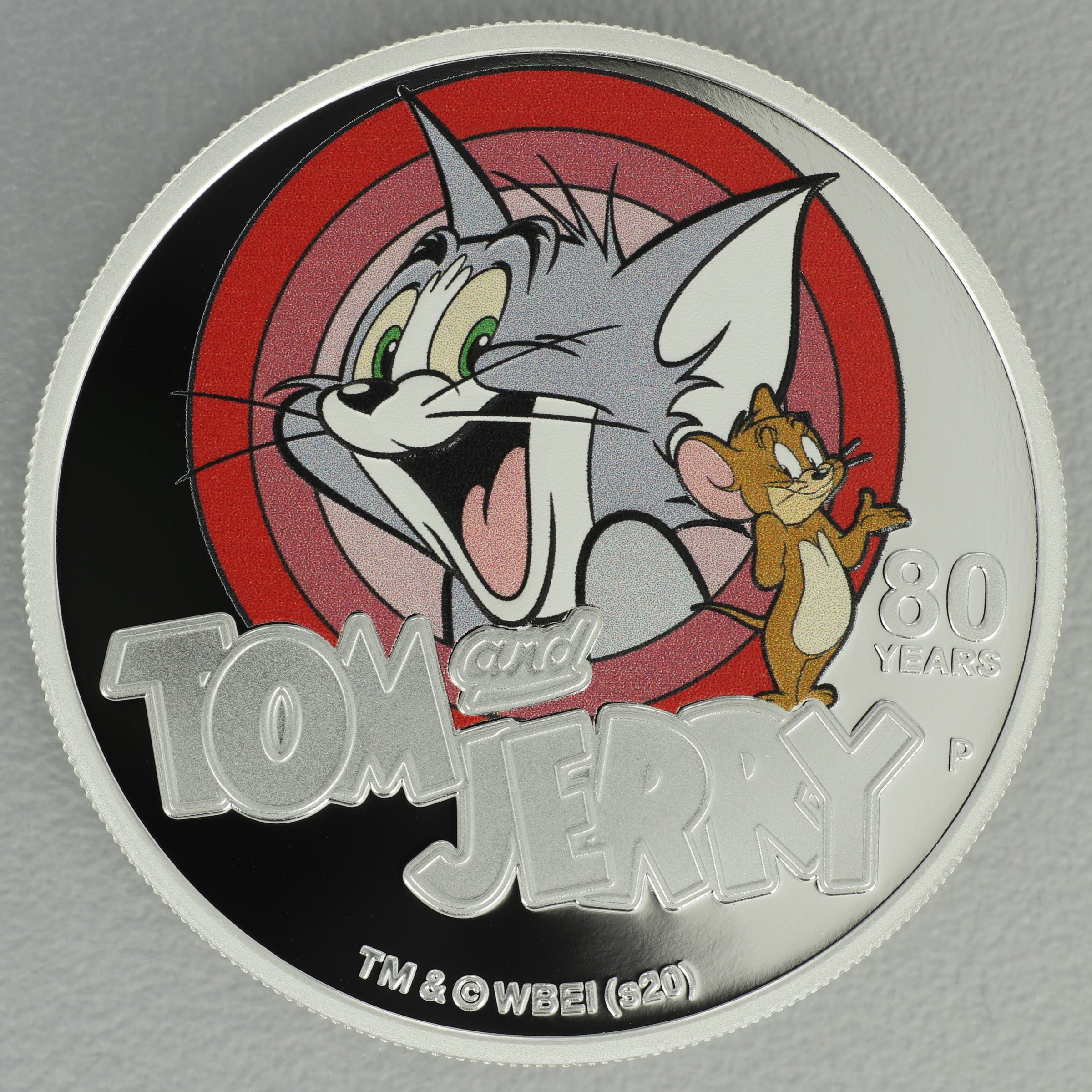 Silbermünze 1oz "Tom & Jerry" 2020 (PP) 80th Anniversary (Australien) - Hauptansicht