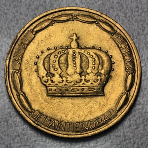 Goldmünze 20 Francs "Jean Grand-Duc – Krönung" (Luxemburg) - Hauptansicht