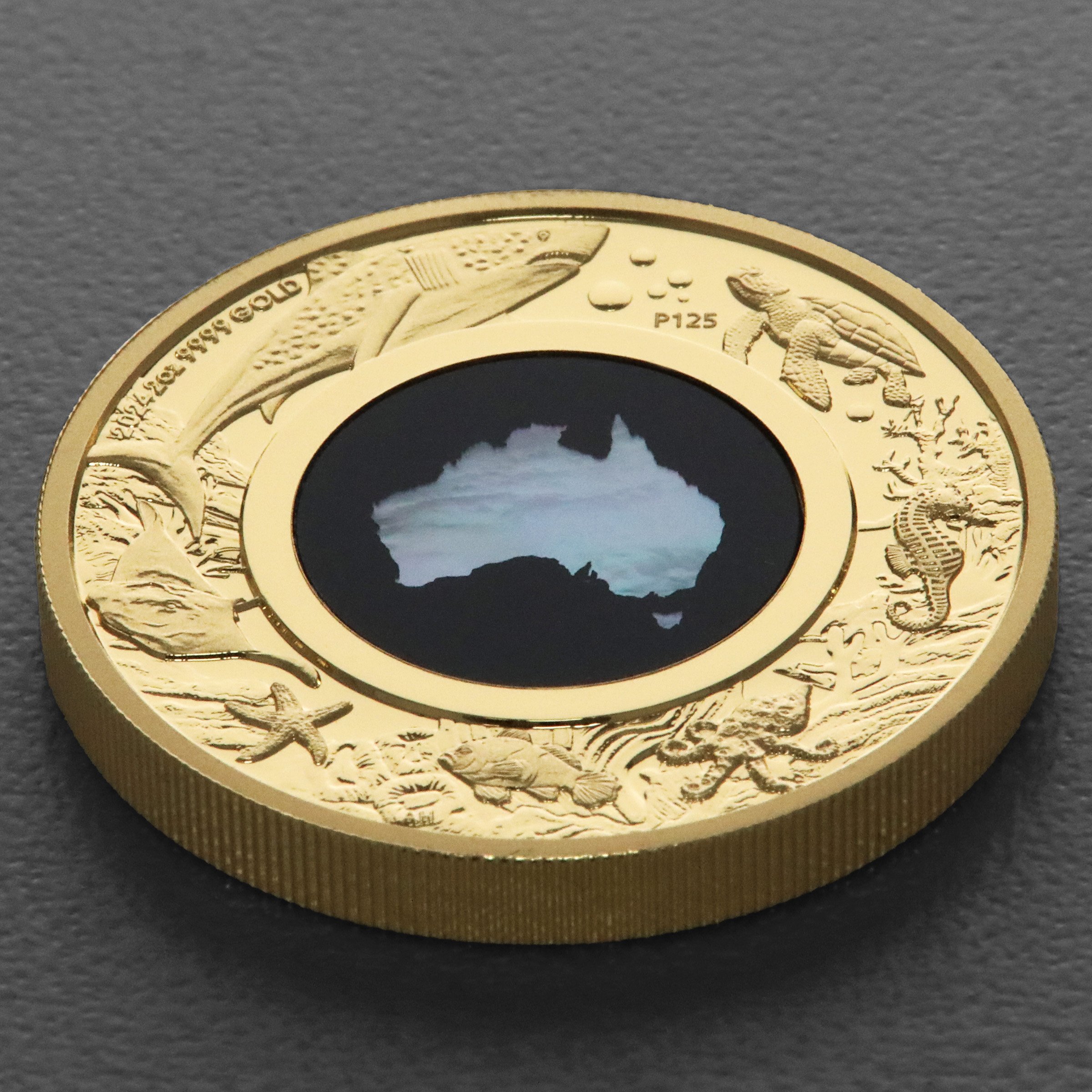 Goldmünze 2oz "Mother of Pearl" 2024 (PP) Great Southern Land (Australien) - Detailansicht 2