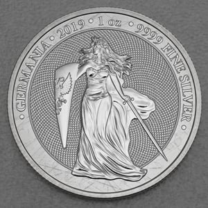Silbermedaille 1oz "Germania" 2019 (Polen) - Hauptansicht