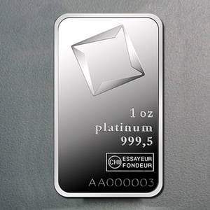 Platinbarren 1oz VALCAMBI (Pt) - Hauptansicht