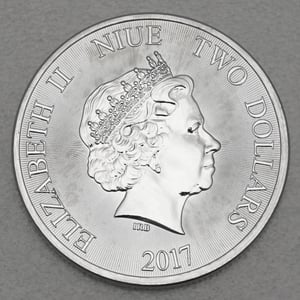Silbermünze 1oz "Löwe" 2017 African Lion (Niue) - Miniaturansicht 2