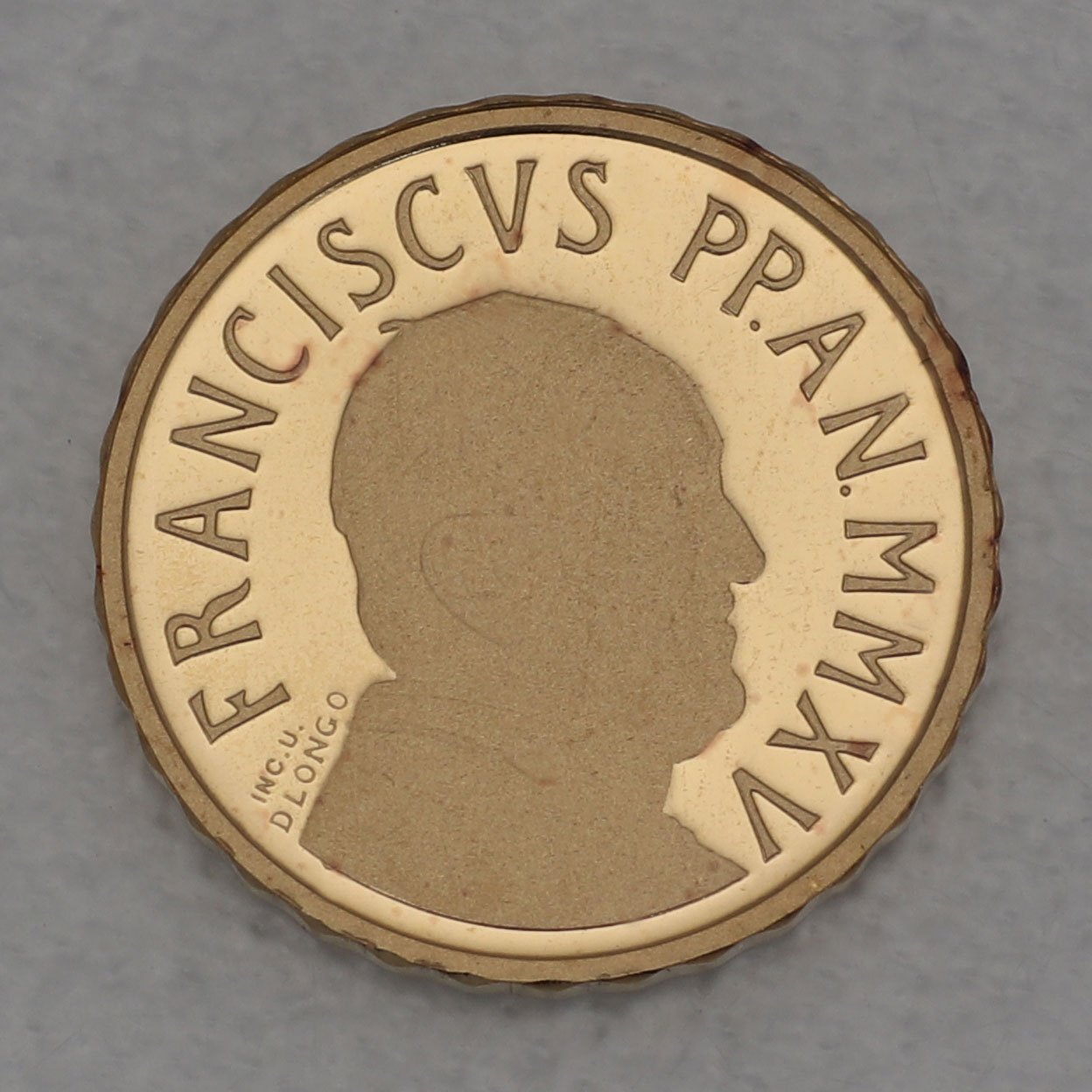 Goldmünze "10 Euro - 2015" Die Taufe (Vatikanstadt) - Detailansicht 1
