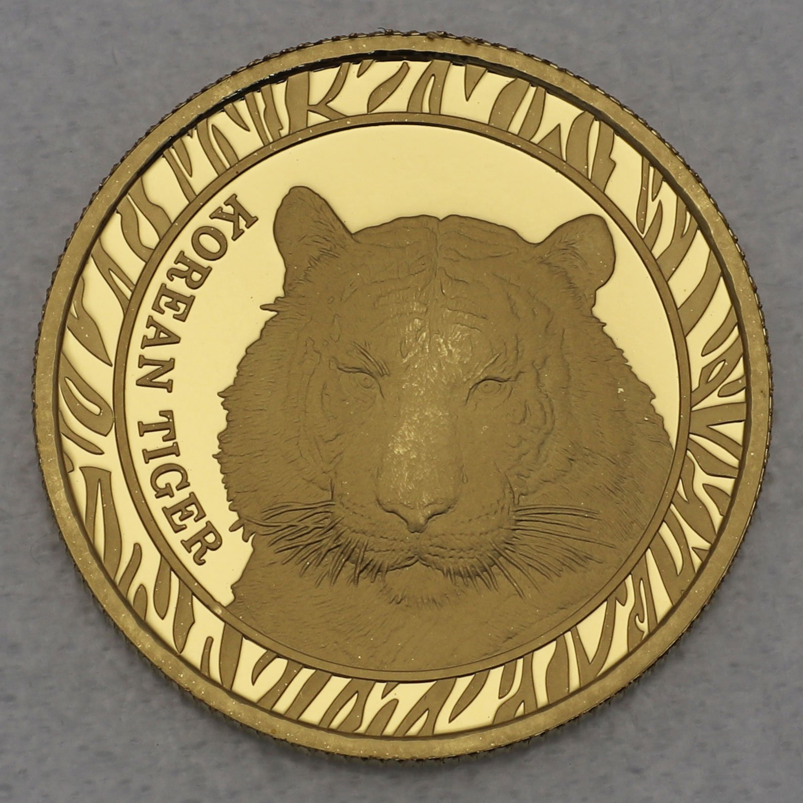 Goldmedaille 1/4oz "Koreanischer Tiger" 2016 (Südkorea) - Hauptansicht