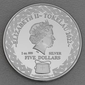 Silbermünze 1oz "Jungfrau" 2022 Virgo (Tokelau) - Miniaturansicht 2