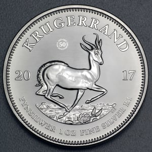 Silbermünze 1oz "Krügerrand" 2017 diff. (Südafrika) - Miniaturansicht 2
