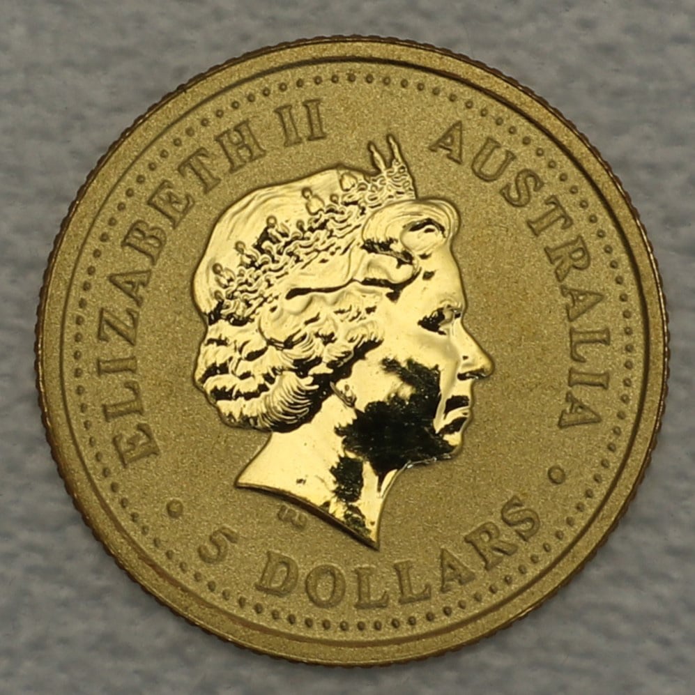 Goldmünze 1/20oz "Känguru" 2000 Australian Nugget (Australien) - Detailansicht 1