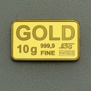 Goldbarren 10g Feingoldbarren (Querformat) - Hauptansicht