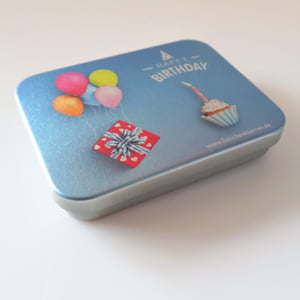 Geschenk-Box "Happy Birthday-Muffin" (eckig) - Miniaturansicht 2