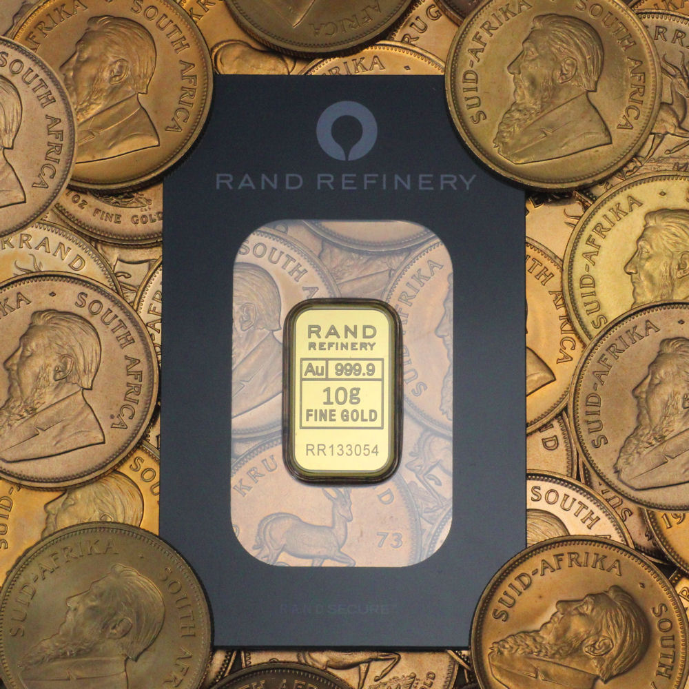 Goldbarren 10g Rand Refinery "Elefanten-Motiv" - Detailansicht 4