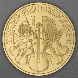 Goldmünze 1/4oz "Wiener Philharmoniker" aktueller Jahrgang (Österreich) - Hauptansicht
