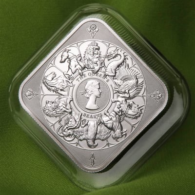 Silberbarren 1oz THE ROYAL MINT "The Queen s Beasts" geprägt - Miniaturansicht 3
