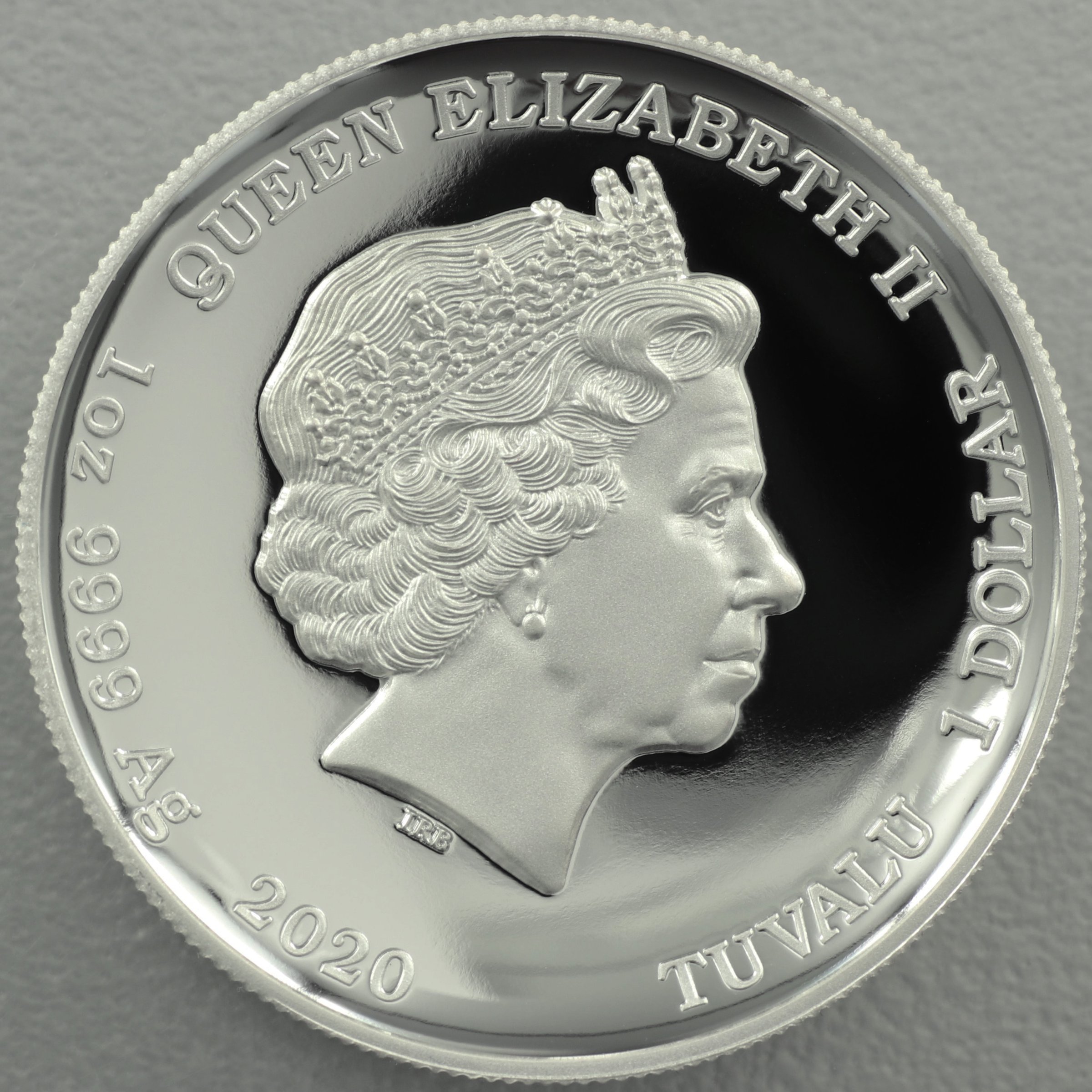 Silbermünze 1oz "James Bond 007" 2020 (PP/HR/vergoldet) James Bond (Tuvalu) - Detailansicht 1