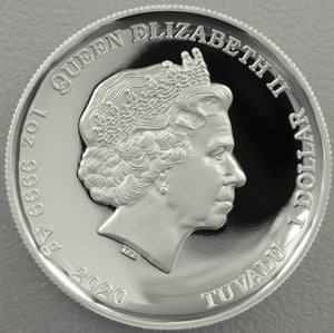 Silbermünze 1oz "James Bond 007" 2020 (PP/HR/vergoldet) James Bond (Tuvalu) - Miniaturansicht 2