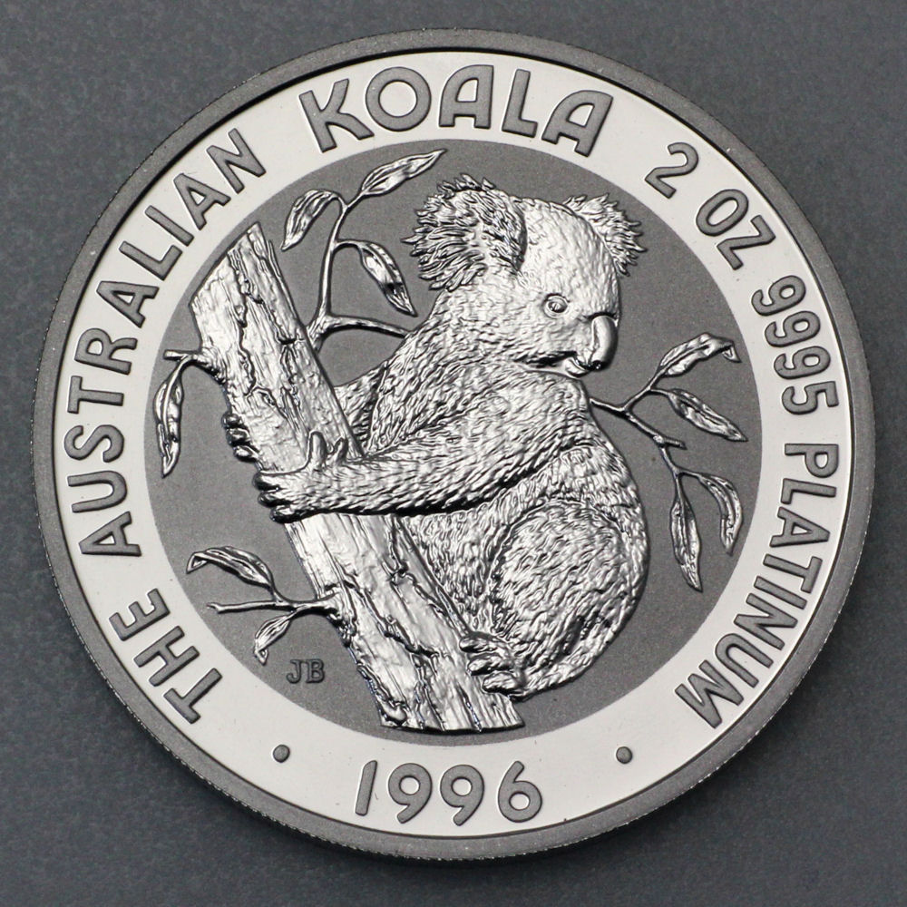 Platinmünze 2oz "Koala" (Australien) - Hauptansicht