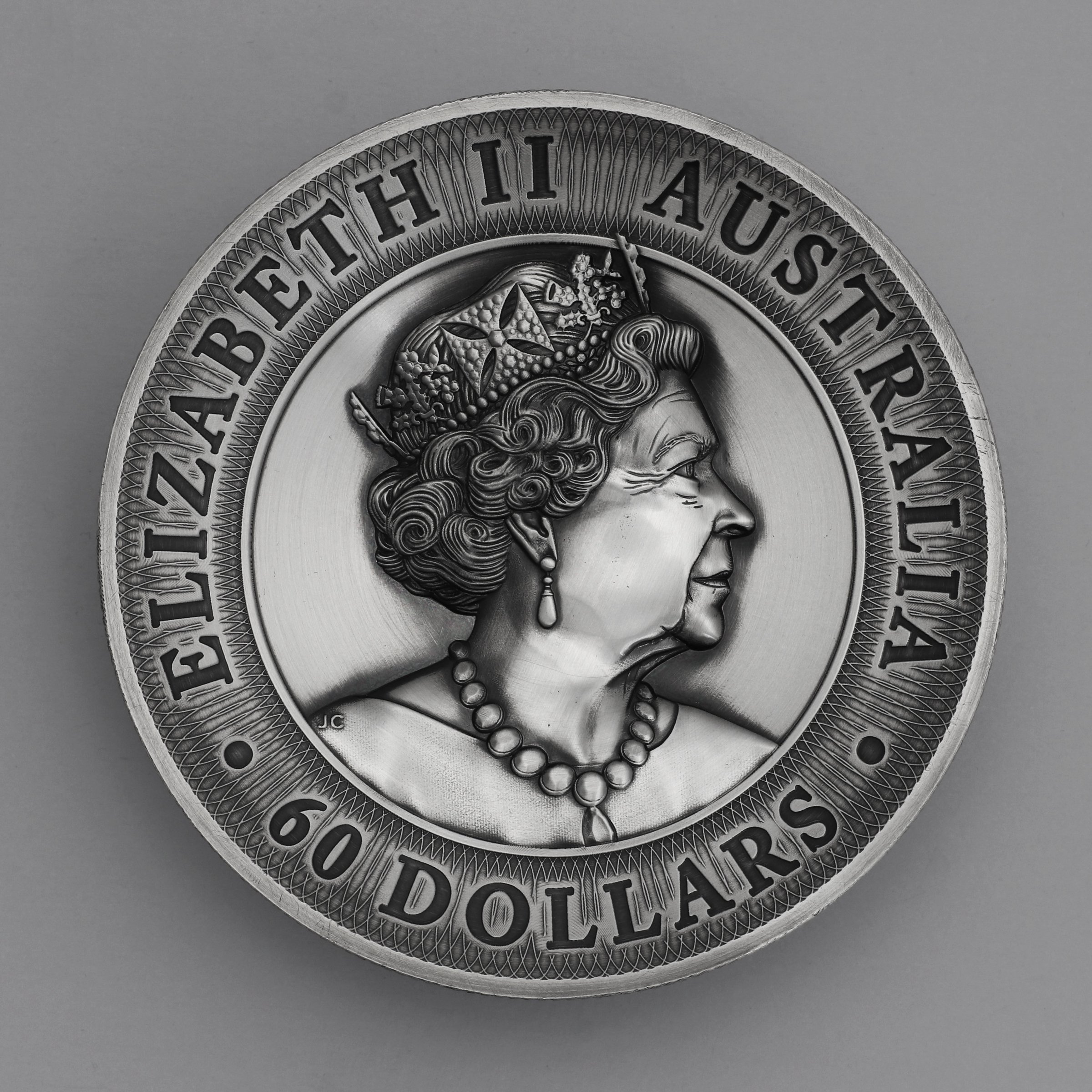 Silbermünze 2kg "Dragon and Tiger" 2022 (AF/HR) (Australien) - Detailansicht 1