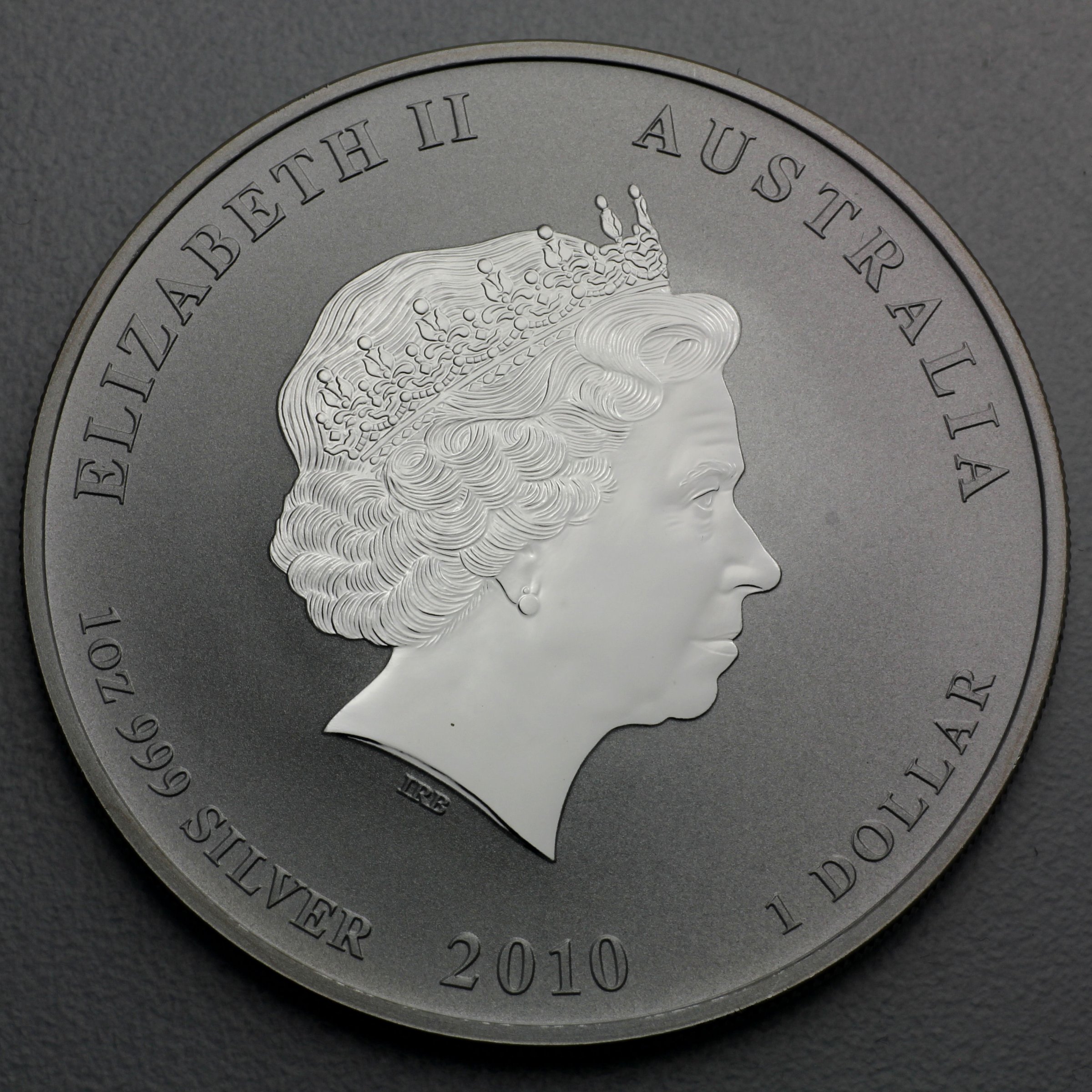 Silbermünze 1oz "Tiger" 2010 Lunar II – Year of the Tiger 19% (Australien) - Detailansicht 1